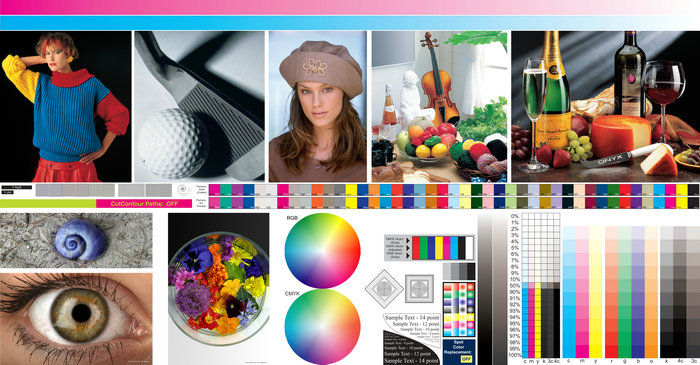 漢拓uv打印機打樣測試圖